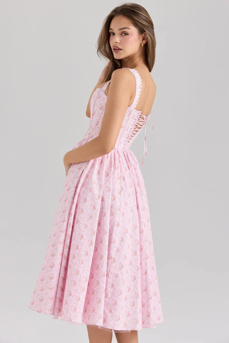 Nolira London| Soraya Rose Midi Dress