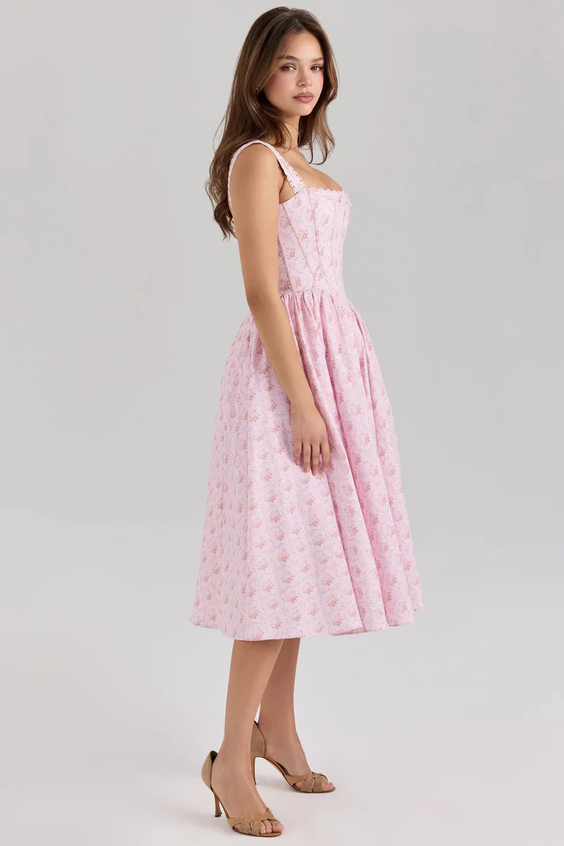 Nolira London| Soraya Rose Midi Dress