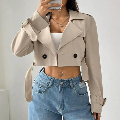 Nolira™ | Chic Edge Trench Jacket